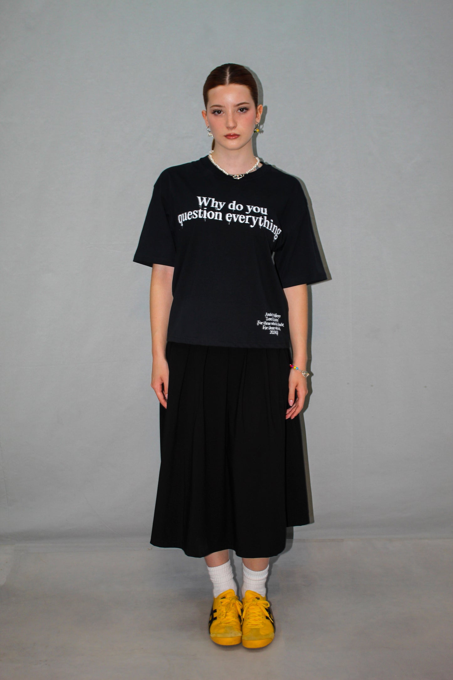 "Love&Doubts – Camiseta Cropped de Algodón"