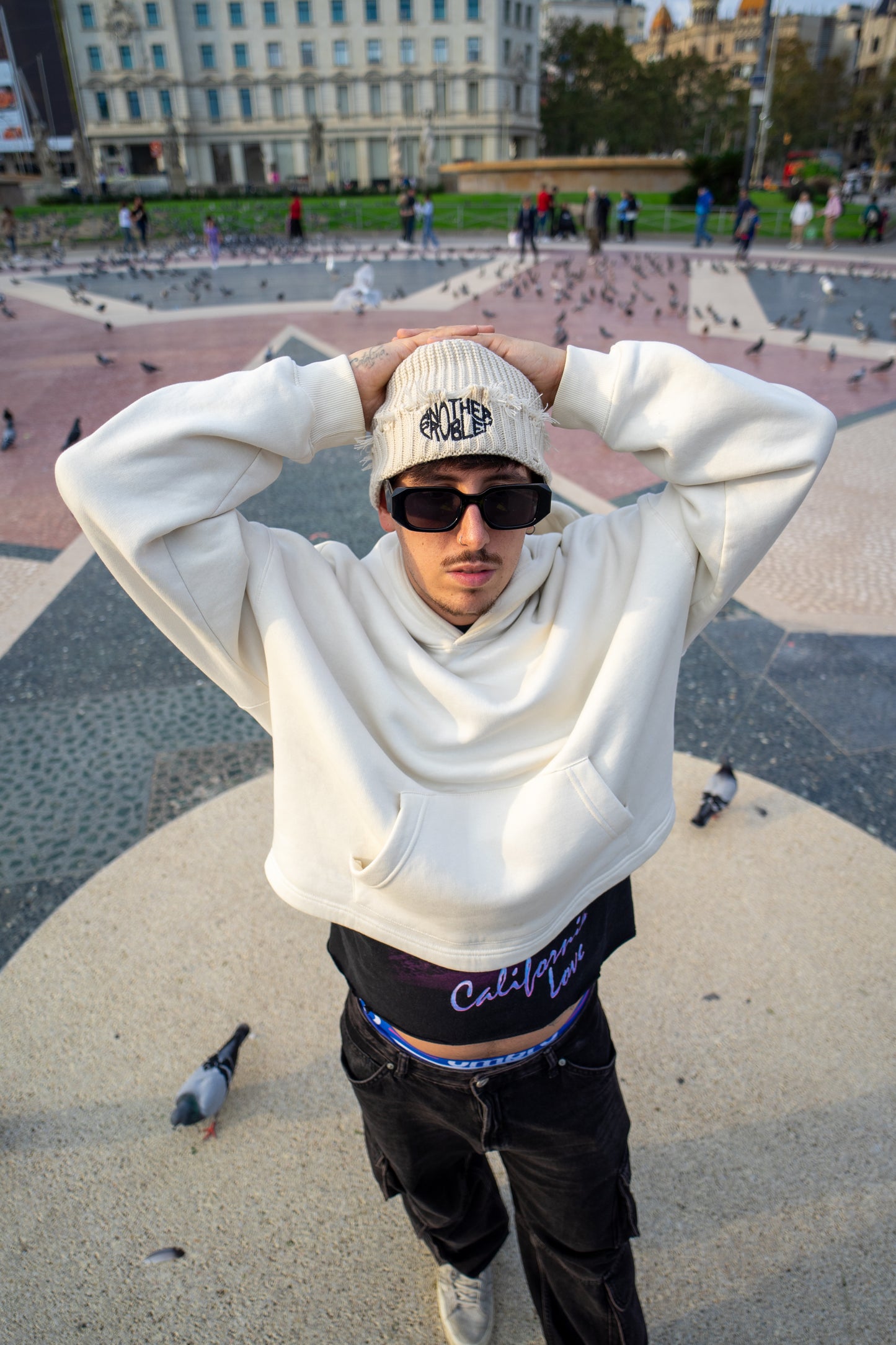 "Arctic Flare” – Gorro clásico con acabado esponjoso"