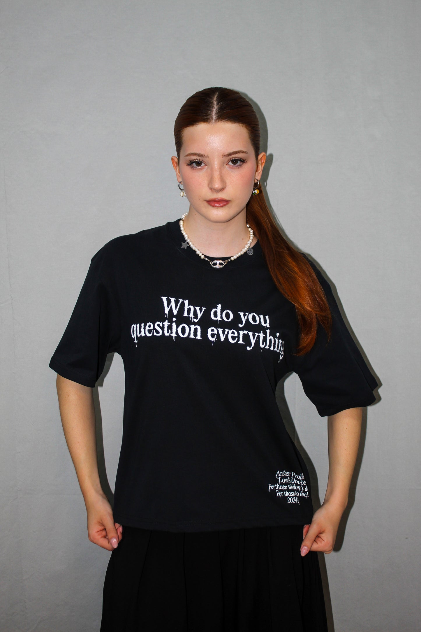 "Love&Doubts – Camiseta Cropped de Algodón"