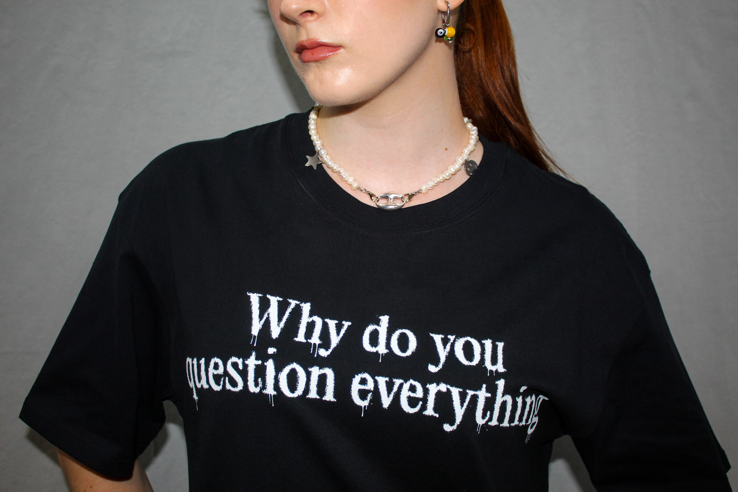 "Love&Doubts – Camiseta Cropped de Algodón"